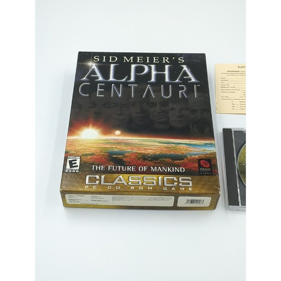 Sid‎ Meier's Alpha Centauri Classics PC 2000 Big Box PC Game VTG - Picture 2 of 6